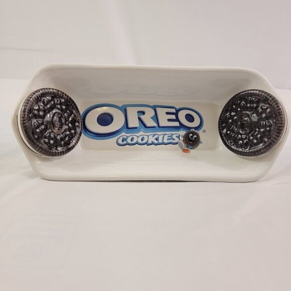 Vintage Oreo Cookies Tray Ceramic Cookie Ice Cream Dessert Dish Kraft 31995 Bowl - Picture 10 of 16